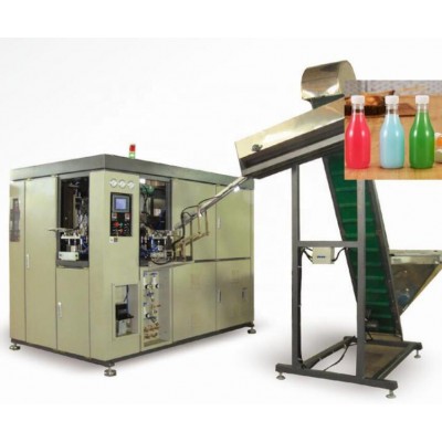 Automatic blow moulding machine for PET bottles