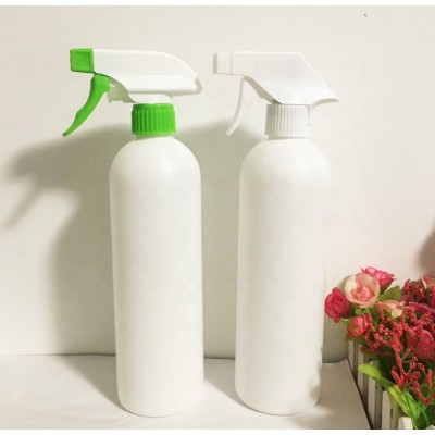 8oz 250ml 16oz 500ML HDPE white and black spray bottles for cleaner