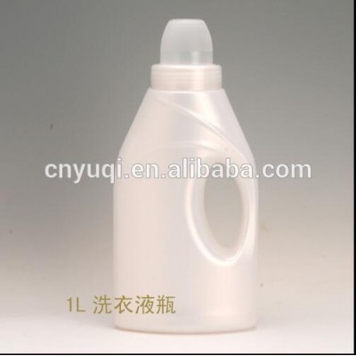 1000ml HDPE plastic bottle for washing liquid with caps and liners