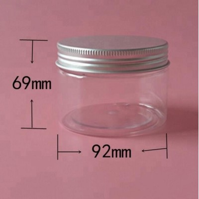 300ml Plastic jar with Aluminium lid PET jar