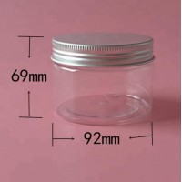 300ml Plastic jar with Aluminium lid PET jar