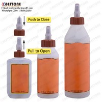 4Oz 8Oz 18Oz 120ml 250ml 500ml HDPE plastic empty wooden glue bottles applicator soft squeeze glue bottle