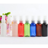 hot sale 30ml 50ml 100ml 150ml 200ml PET plastic spray bottle for hand sanitizer  disinfection